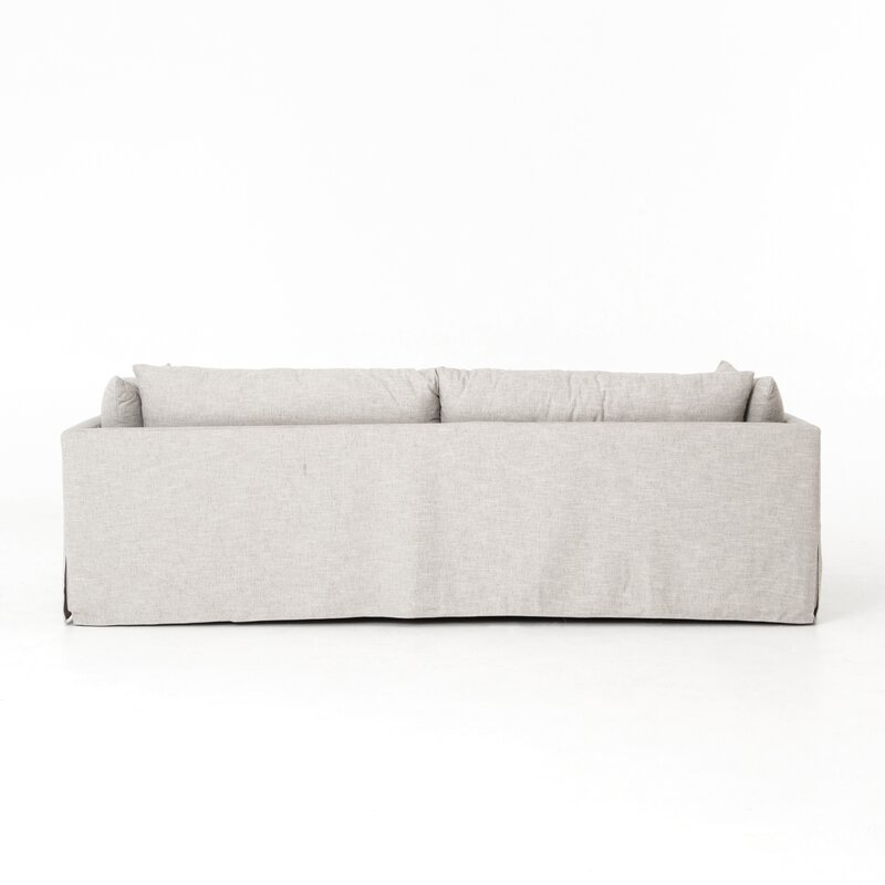 Claudia 90'' Square Arm Slipcovered Sofa - Image 3