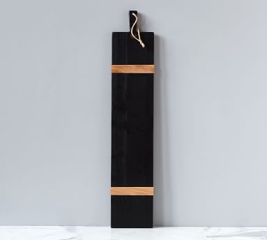 Handmade Reclaimed Wood Charcuterie Board - Black - Image 3