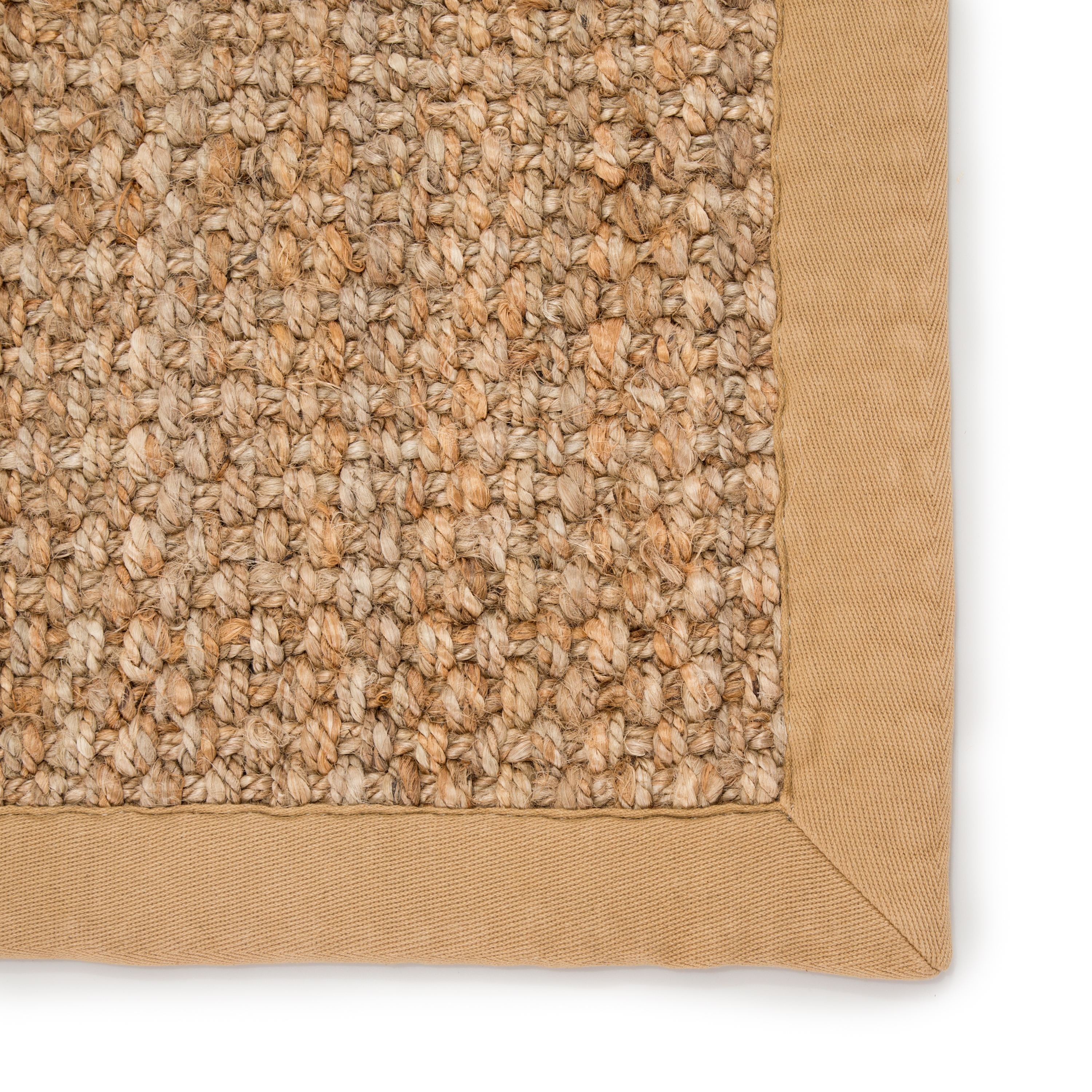 Adesina Natural Solid Beige Area Rug (9' X 12') - Image 3