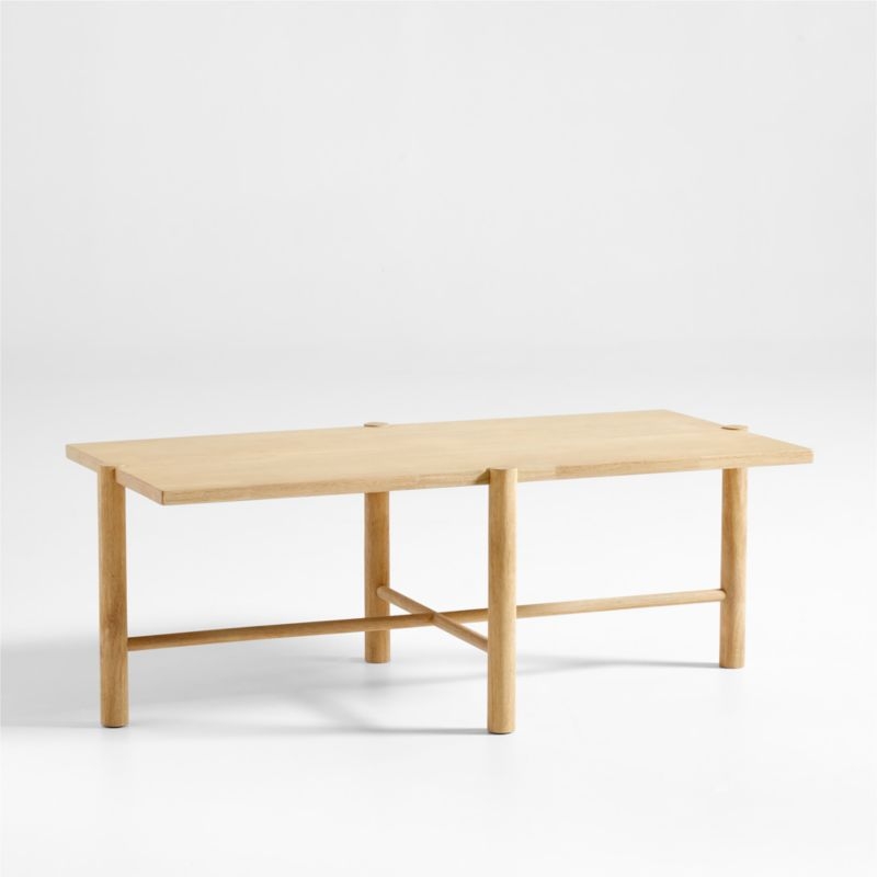 Jo Rectangular Wood Coffee Table - Image 3