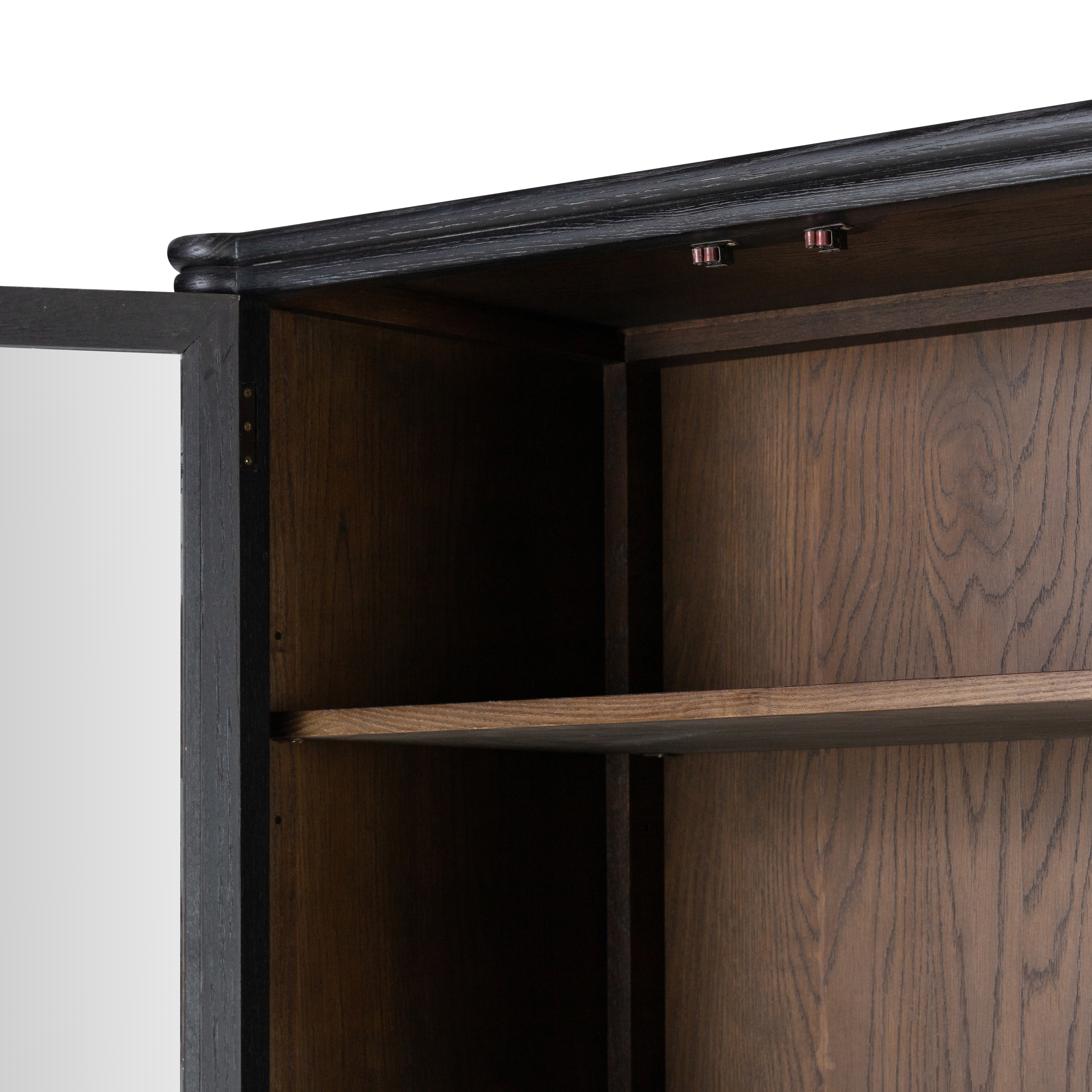 Toulouse Cabinet-Distressed Black Oak - Image 11