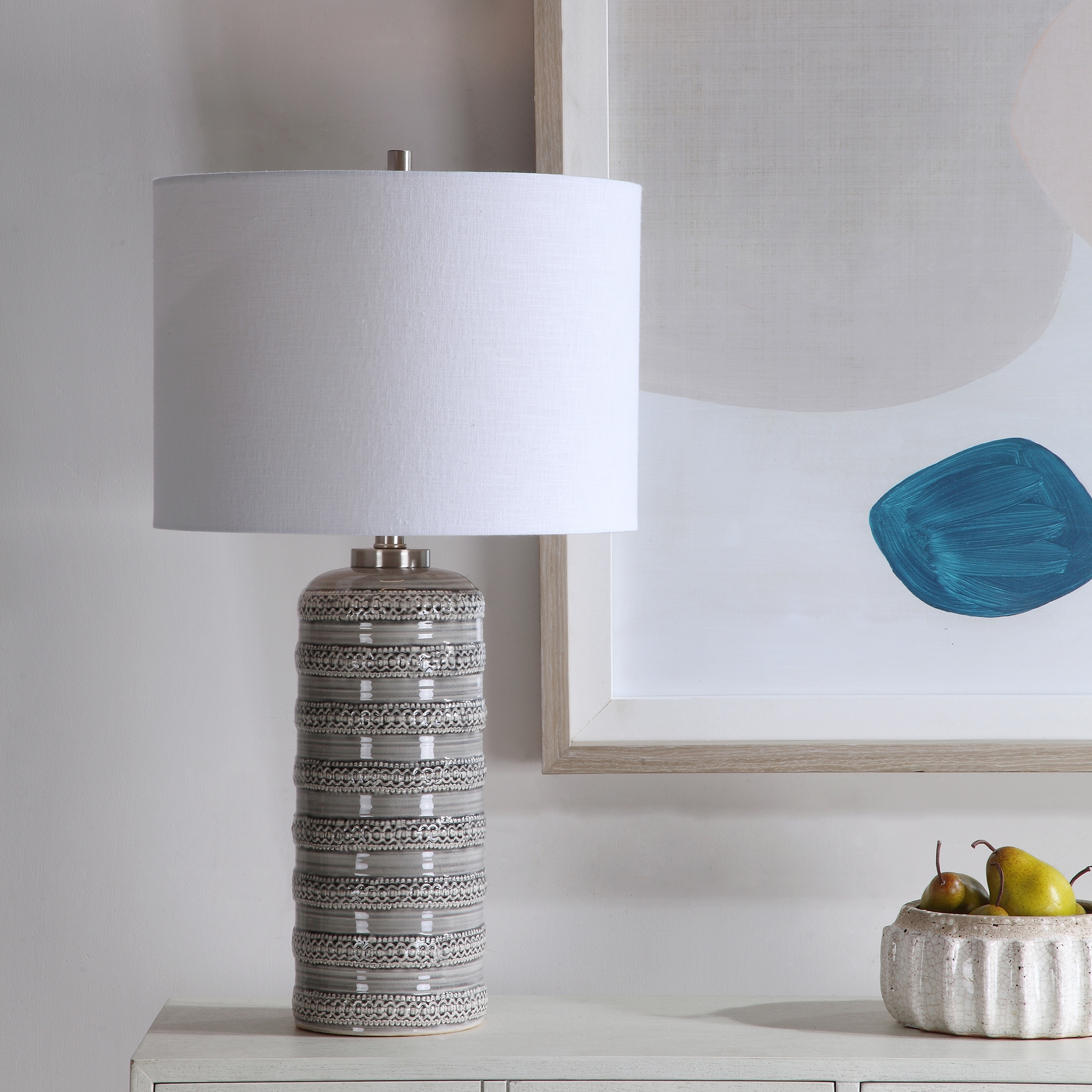 Alenon Light Gray Table Lamp - Image 0