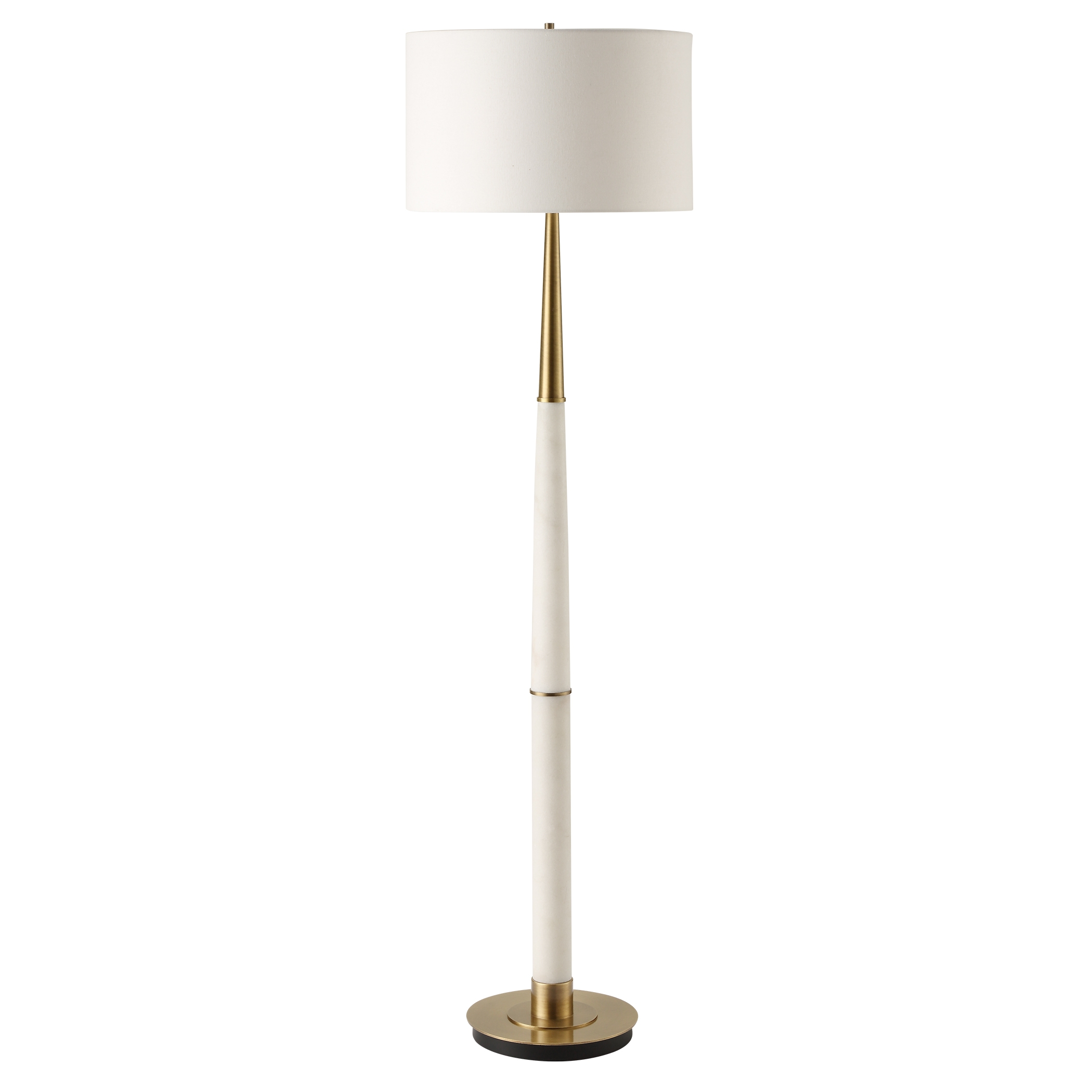 Faro White Marble Floor Lamp - Image 3