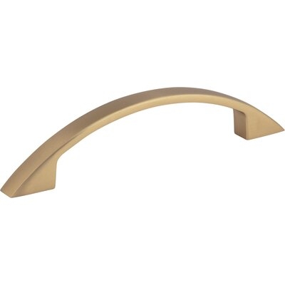 96 Mm Center-To-Center Satin Bronze Arched Somerset Cabinet Pull - Image 0