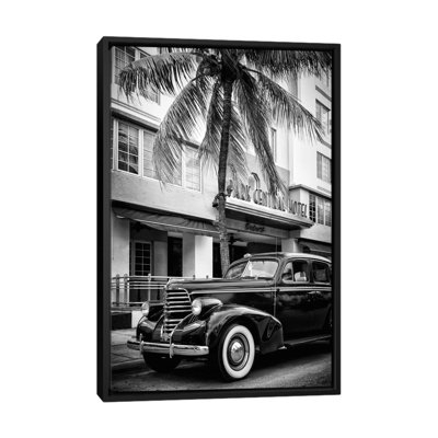 Vintage Car & Art Deco District by Philippe Hugonnard Photographic Print on Wrapped Canvas - Image 0