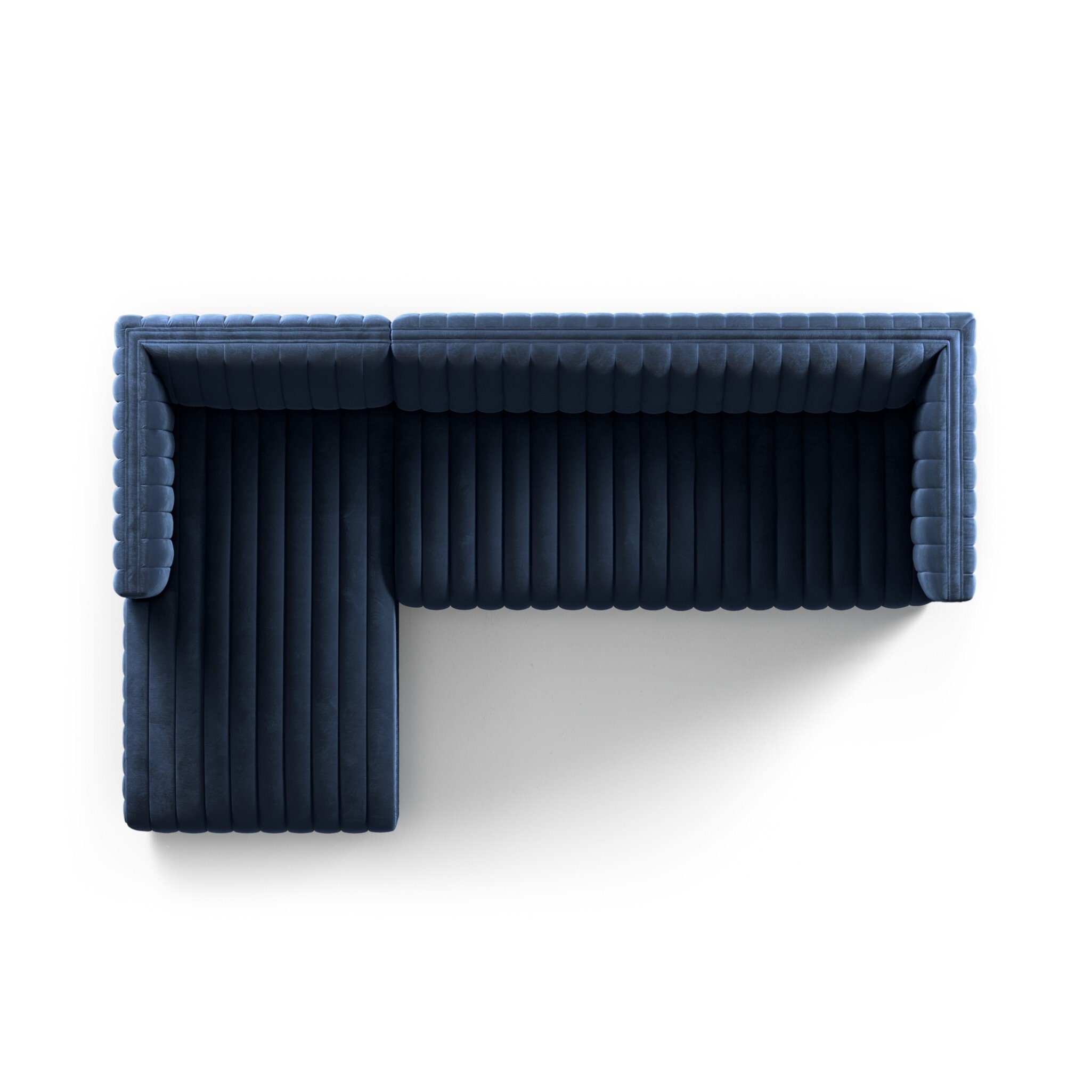 Augustine 2-Piece Sectional - Sapphire Navy - Image 8