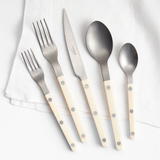 Sabre Ivory 5-Piece Flatware Place Setting - Image 0