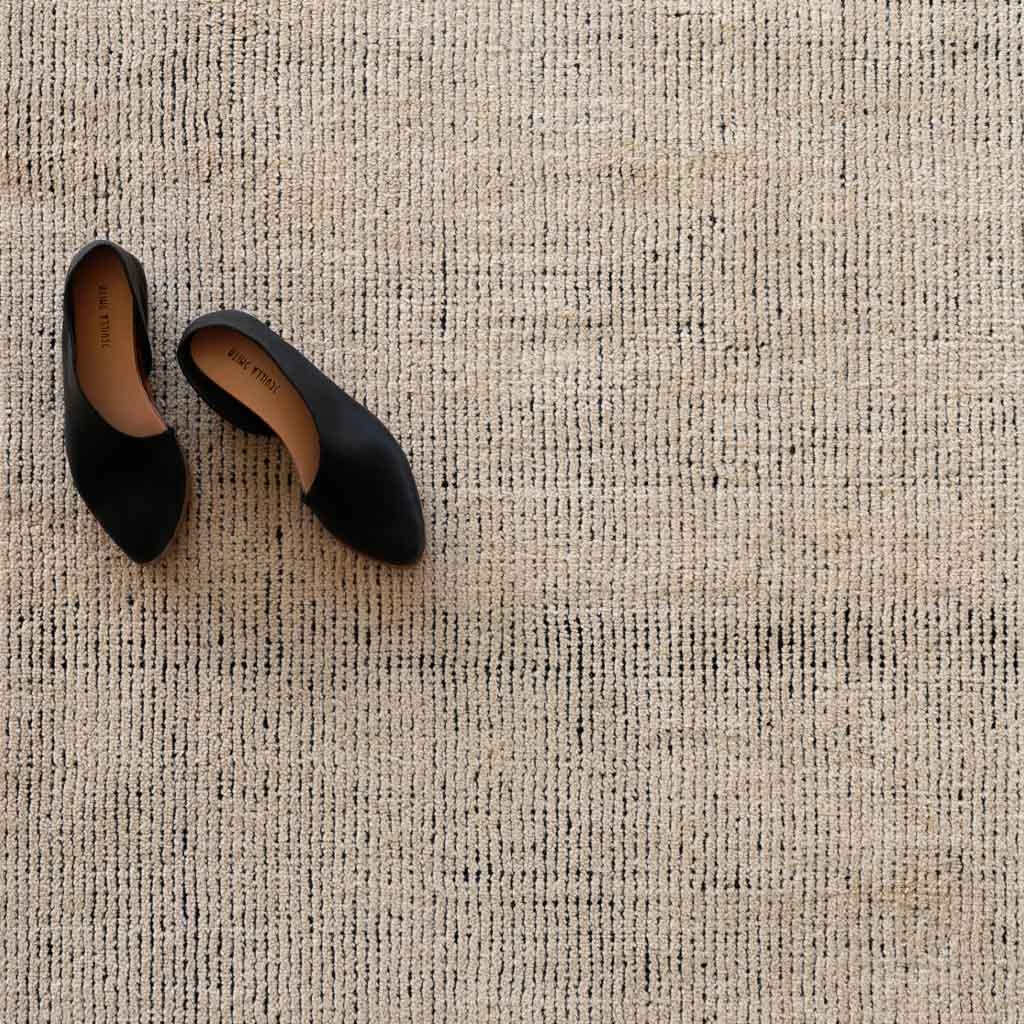 The Citizenry Artha Handwoven Striped Area Rug | 6' x 9' | Mustard - Image 6