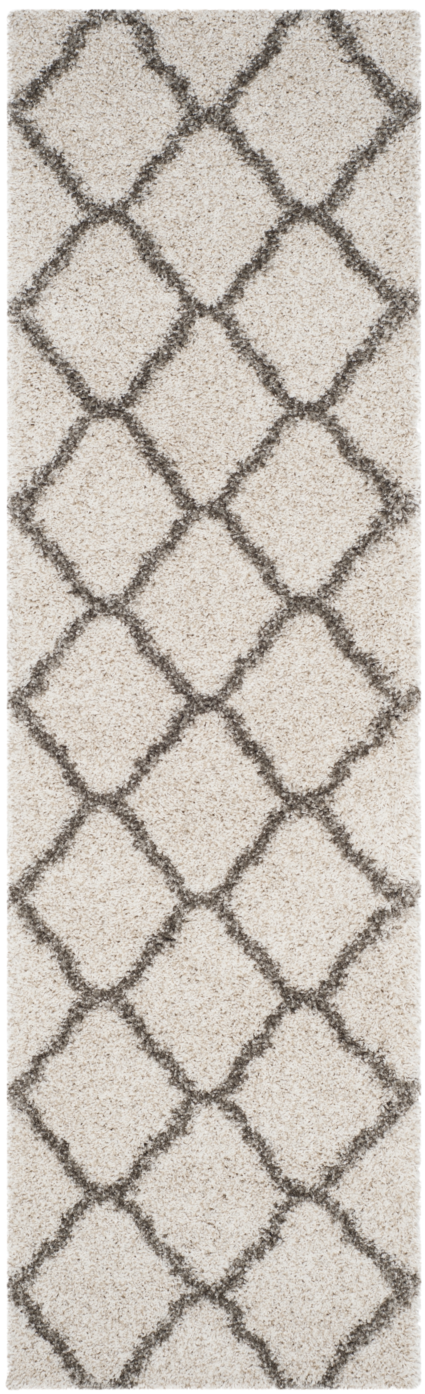Arlo Home Woven Area Rug, SGH283A, Ivory/Grey,  2' 3" X 8' - Image 0