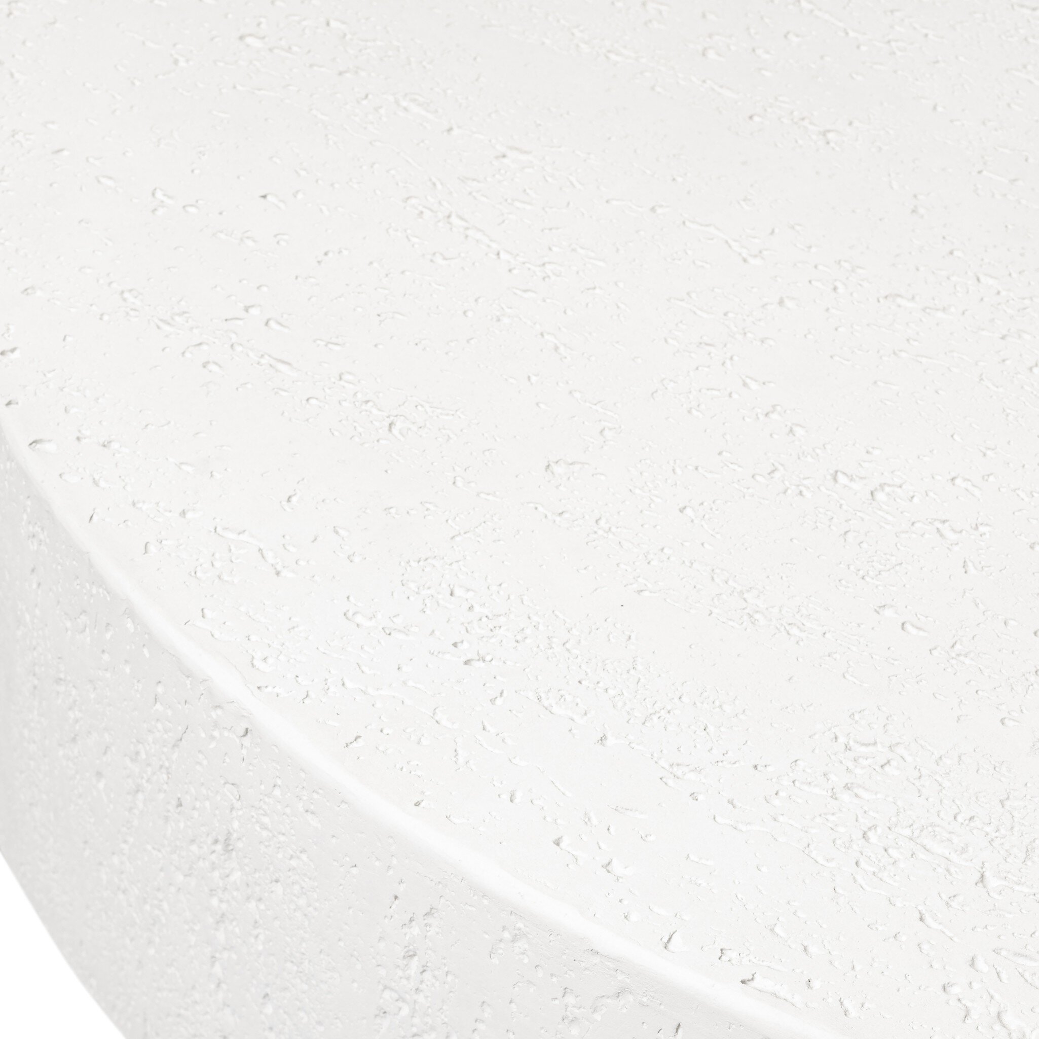 Kesia Outdoor Coffee Table - Coarse Ivory Concrete - Image 5