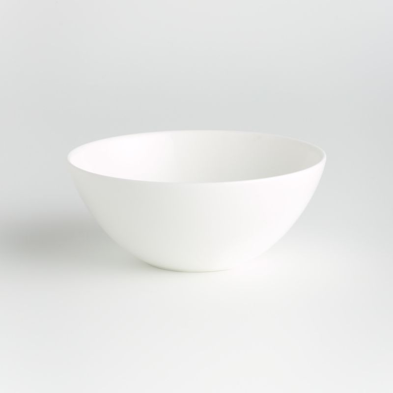 Bennett White Bone China Cereal Bowls, Set of 8 - Image 2