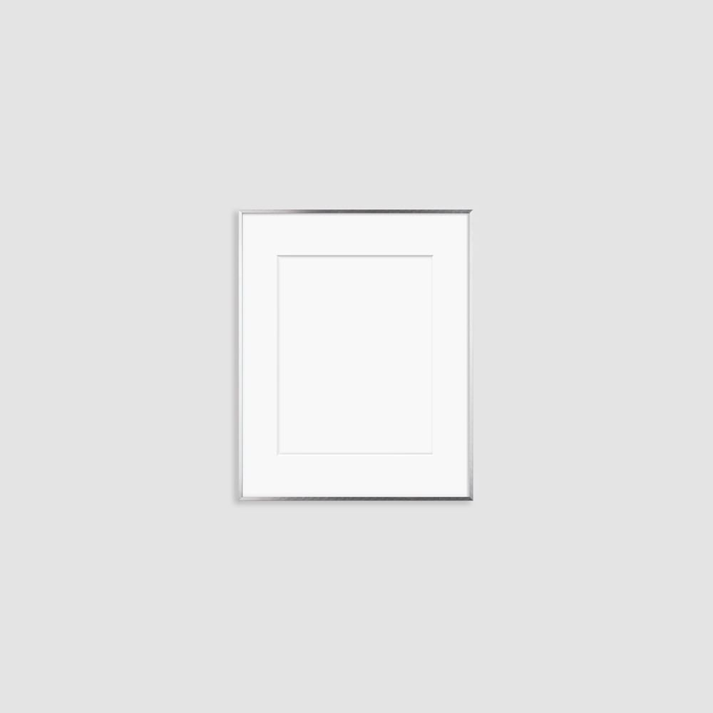 Oversized Gallery Frame, Silver Blackout, 16"x20" - Image 0