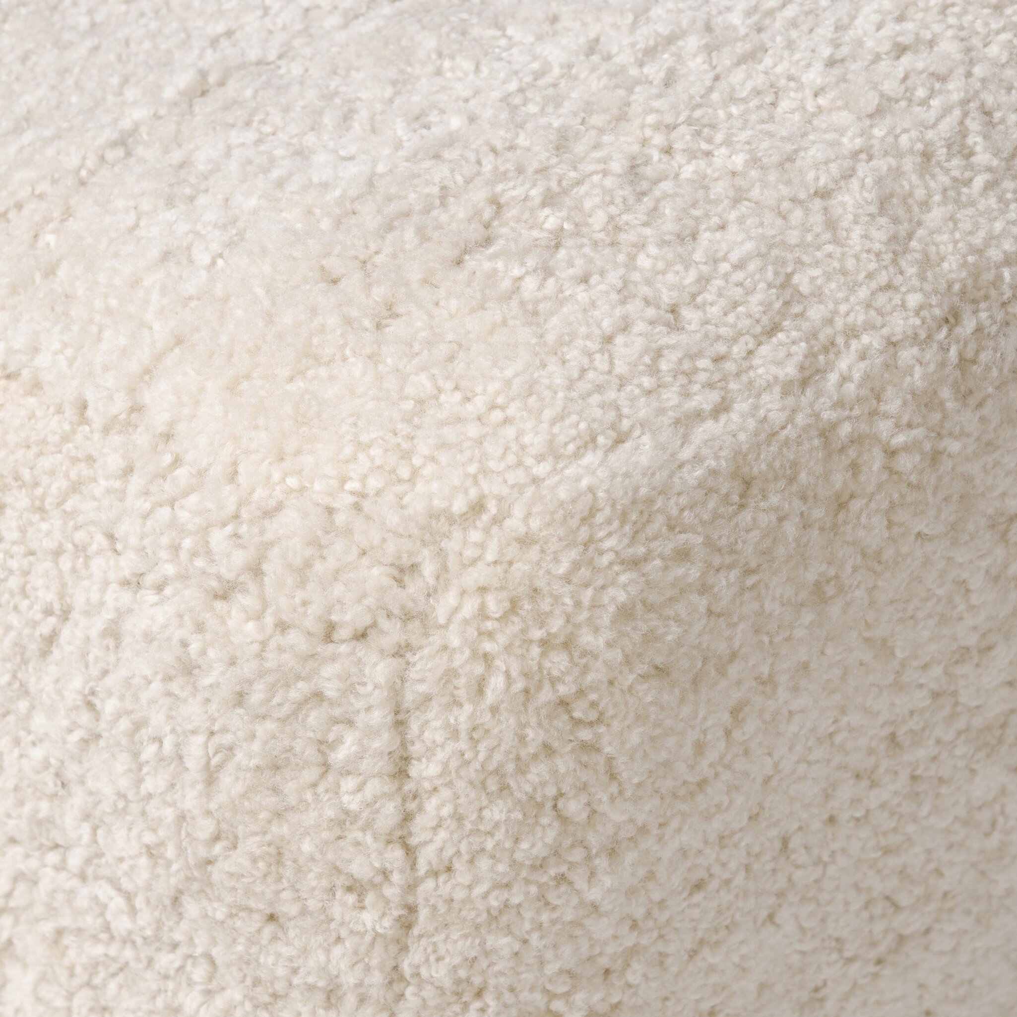 Oslo Ottoman - Beige Shearling by Amber Lewis x Four Hands - Image 6