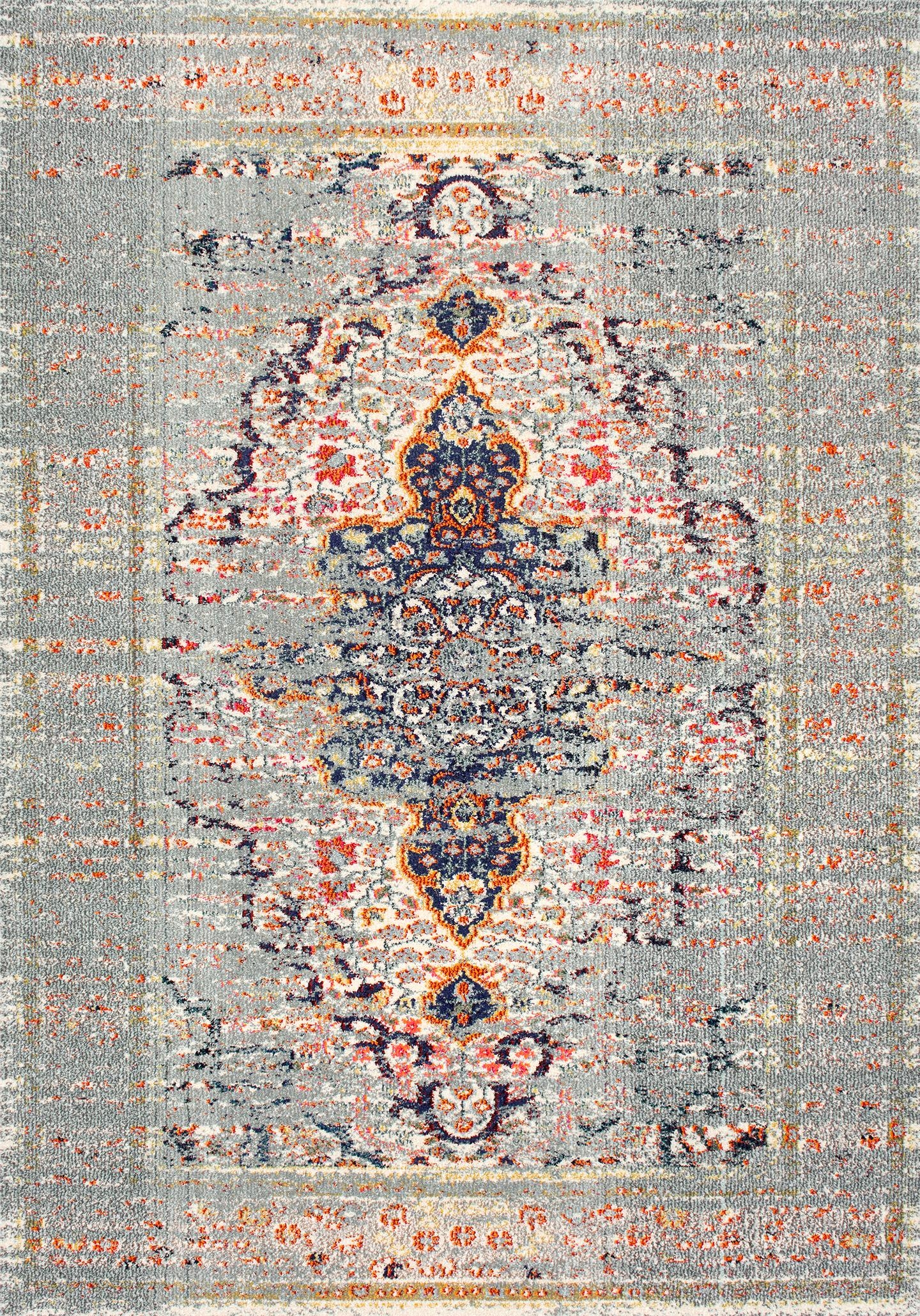 Distressed Persian Sarita Area Rug - Image 1