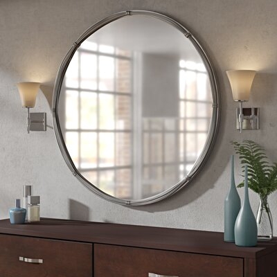 Pineville Coils Transitional Beveled Wall Mirror - Image 0