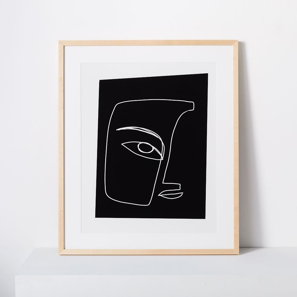 Kate Arends Framed Print, Portrait, Black, 18"x24" - Image 0