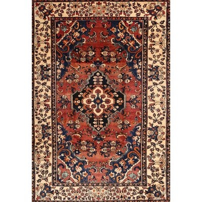 Oriental Red/Ivory Area Rug - Image 0