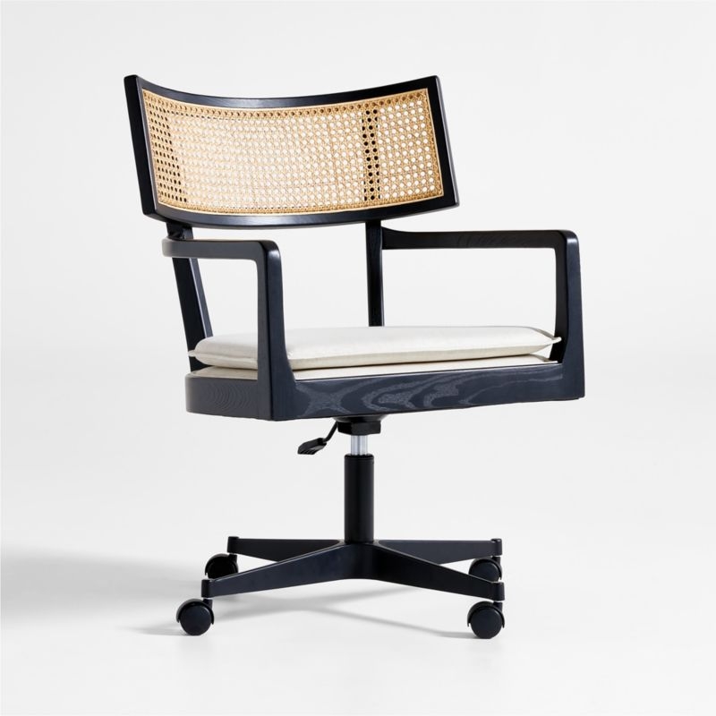 Libby Natural Cane Desk Chair - Image 2