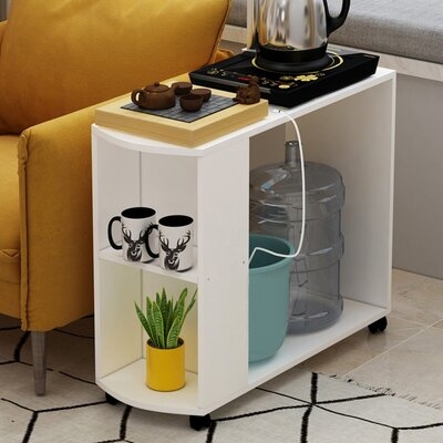 Evelie Wheel End Table with Storage - Image 0