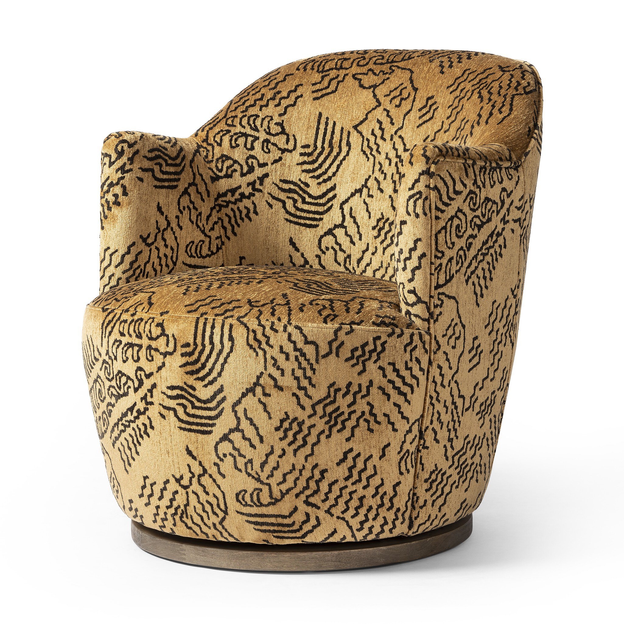 Aurora Swivel Chair - Balkan Ochre - Image 1