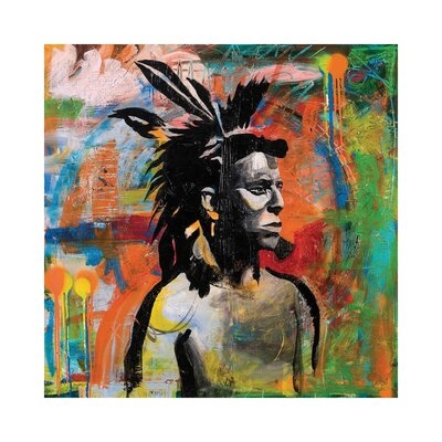 Indian I by Didier Chastan - Wrapped Canvas Painting - Image 0