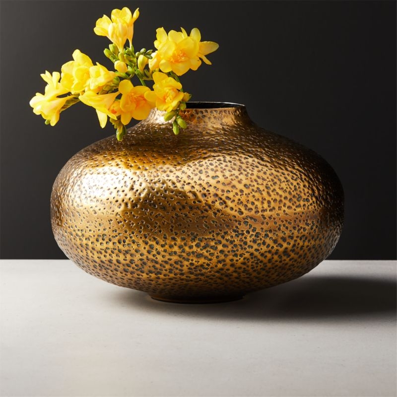 Etna Brass Vase - Image 1