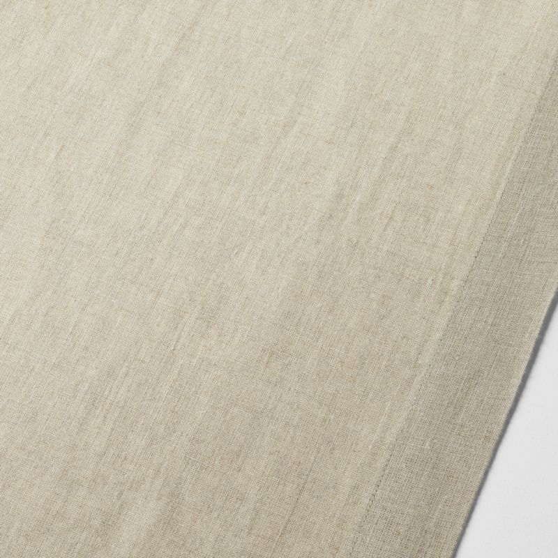 Marin 90" Warm Natural EUROPEAN FLAX ™-Certified Linen Table Runner - Image 2