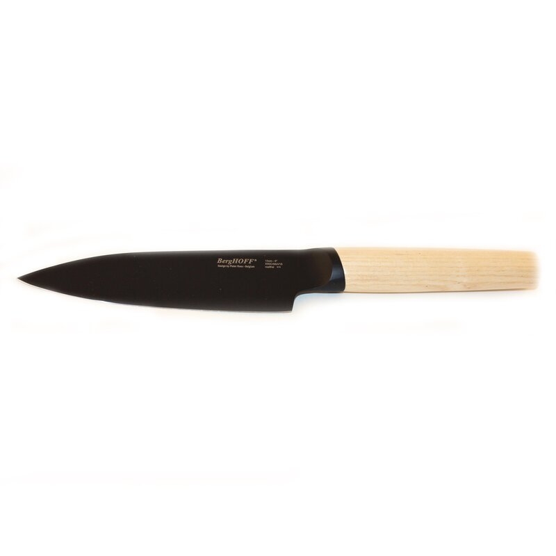 BergHOFF International BergHOFF International Ron Chef's Knife Handle Color: Natural Wood, Blade Length: 5" - Image 0