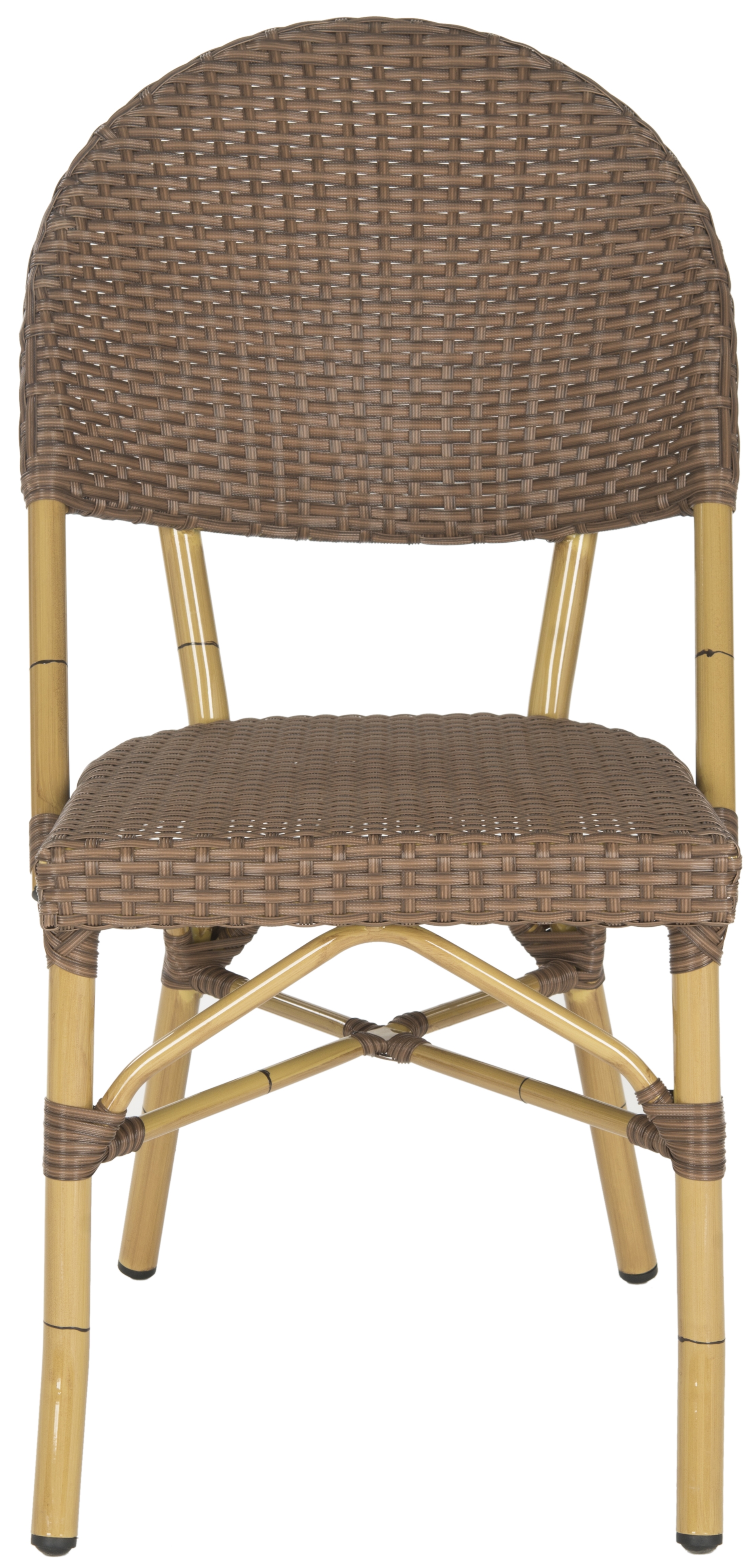 Barrow Stacking Indoor-Outdoor Side Chair - Brown - Arlo Home - Image 1