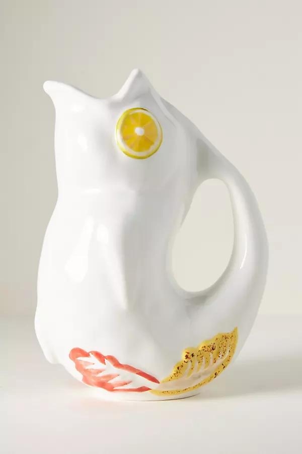 Micola Stoneware Fish Pitcher - Image 0