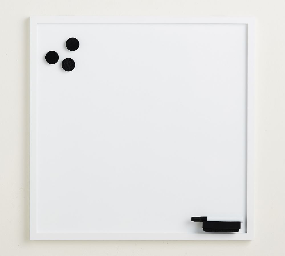 Wood Gallery Home Office Whiteboard, White, 25"W - Image 0