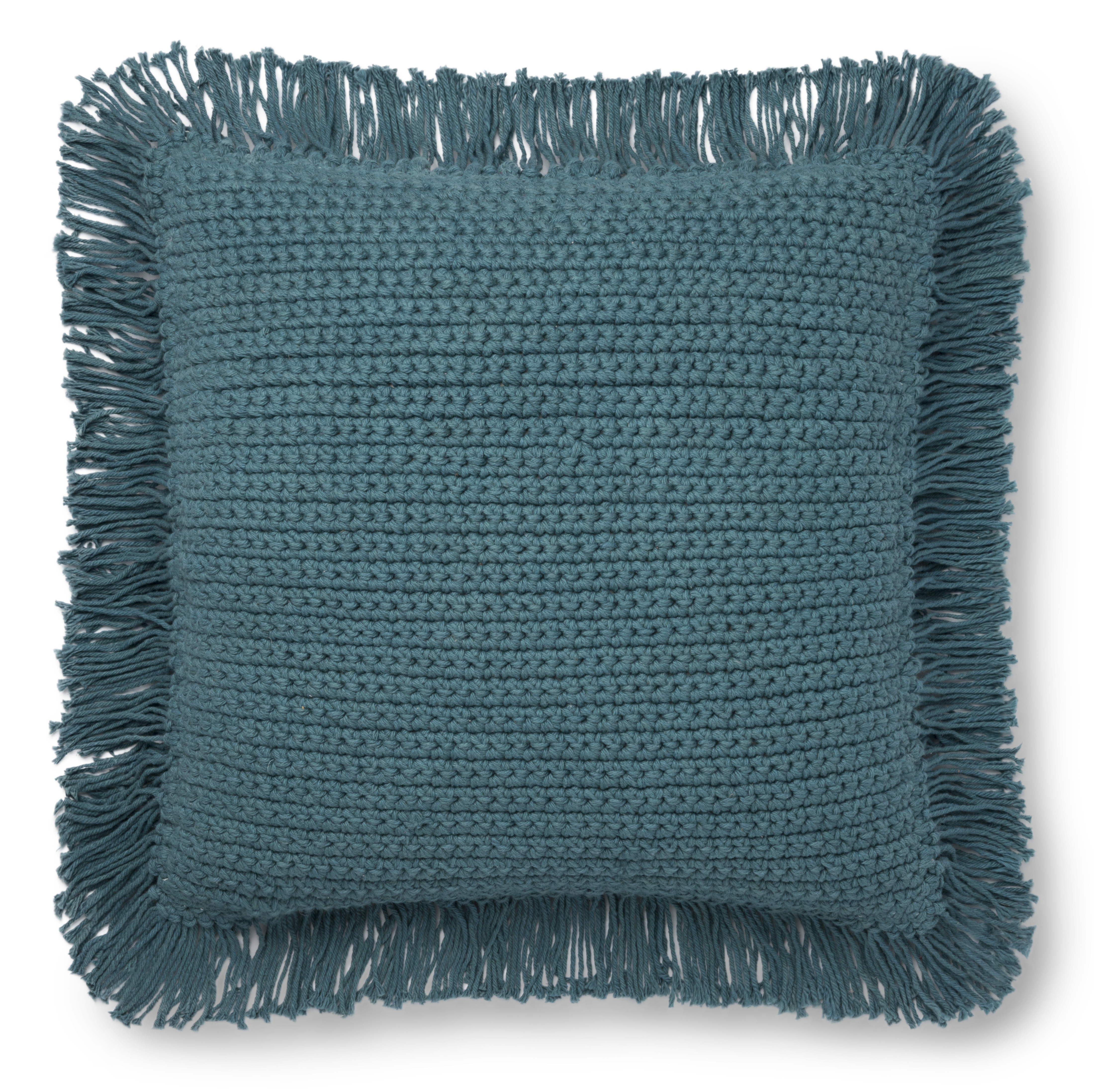 Justina Blakeney x Loloi PILLOWS P0806 Teal 22" x 22" Cover Only - Image 0