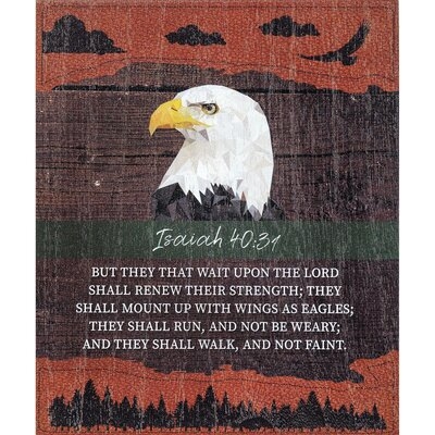 Plaque Eagle Isaiah 40:31 - Image 0