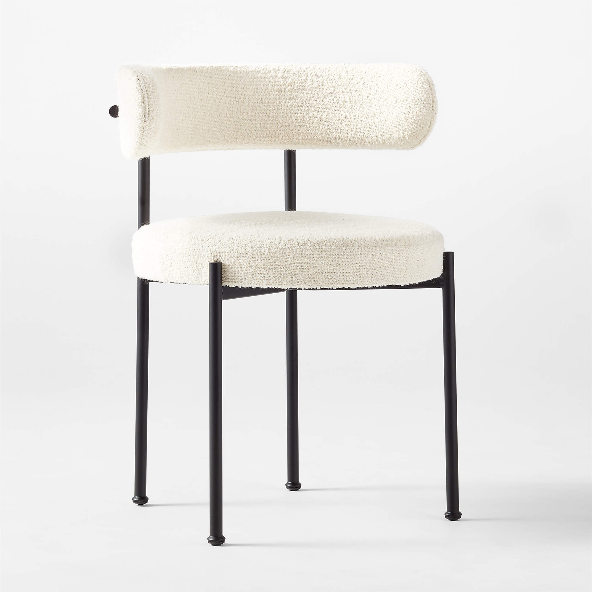 Inesse Boucle Ivory Dining Chair - Image 2