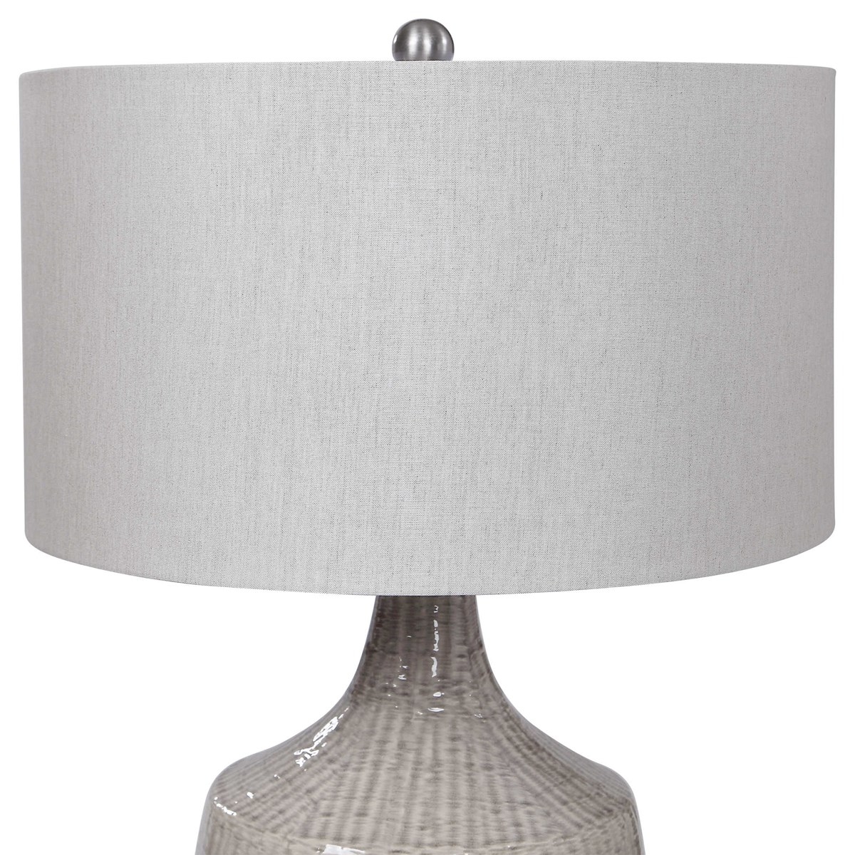 Felipe Gray Table Lamp, 30" - Image 3