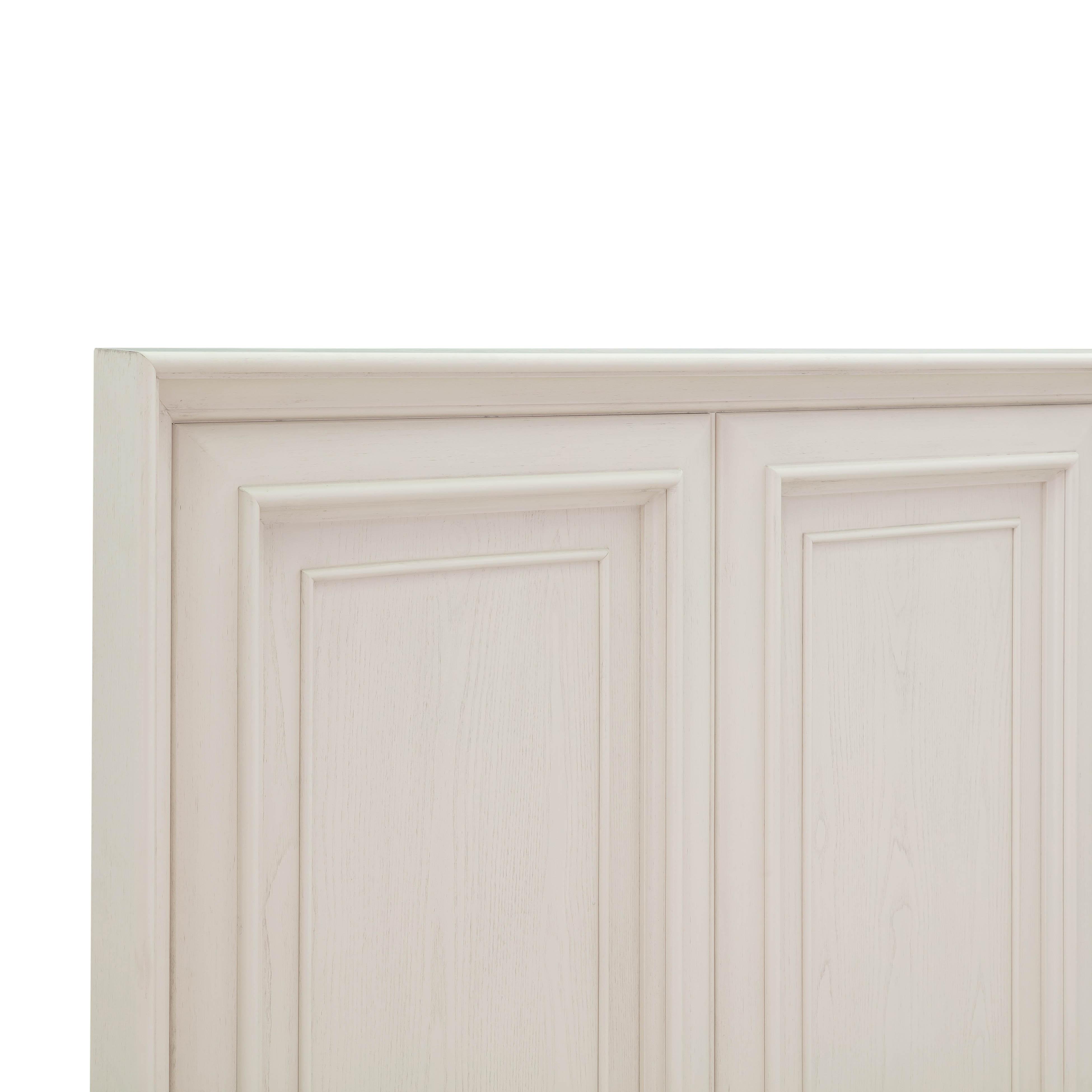 Montauk Weathered White King Panel Bed - Image 6