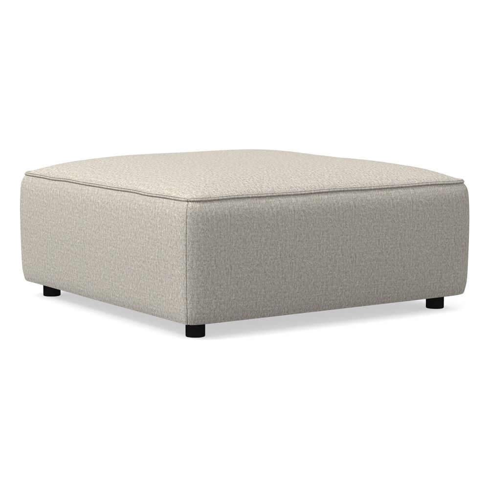 Remi Ottoman, Memory Foam, Twill, Dove, Concealed Support - Image 0