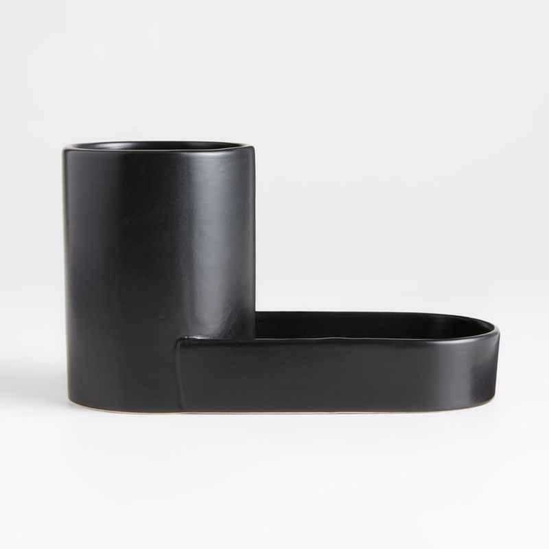 Chet Black Ceramic Sink Caddy - Image 2