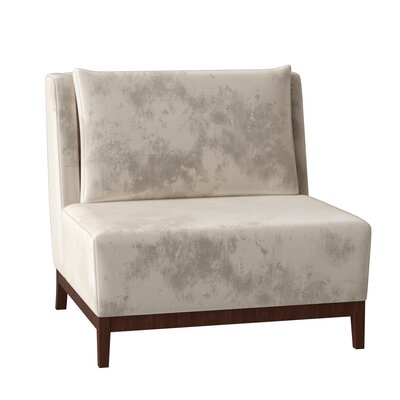 Barton 35" W Cotton Down Cushion Slipper Chair - Image 0