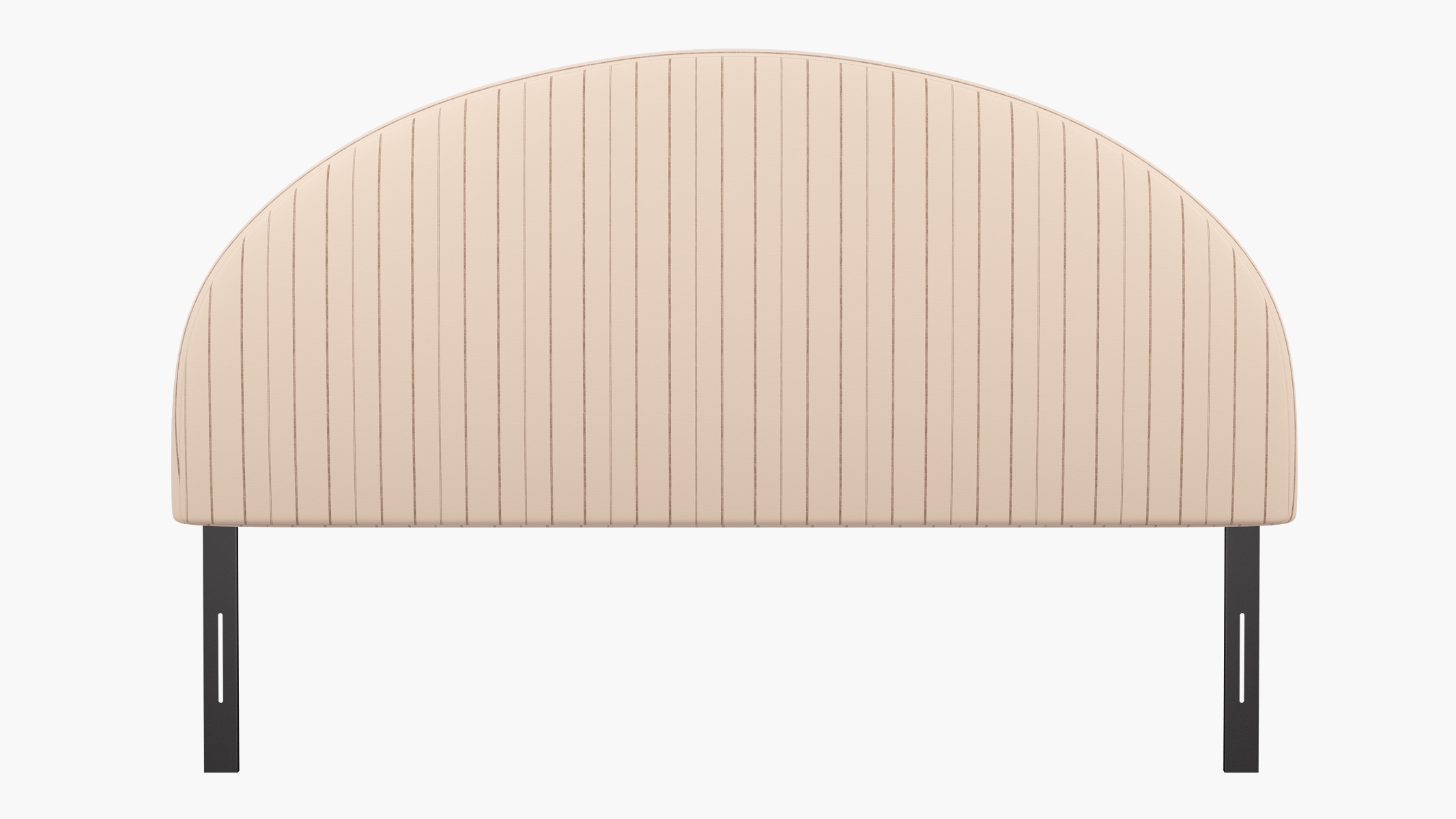 Arched Back Headboard, Charcoal Fritz, King - Image 1