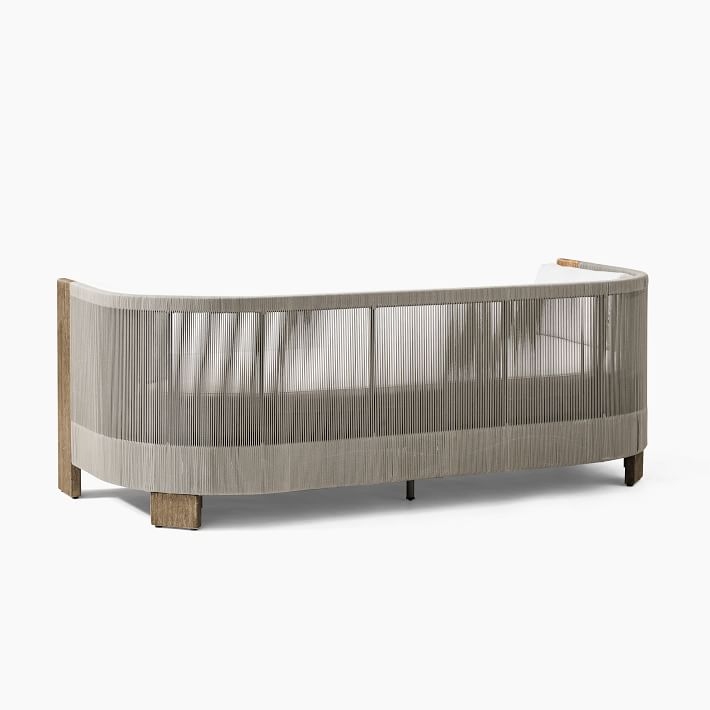 Porto Collection Driftwood & Warm Cement Cord Sofa - Image 4