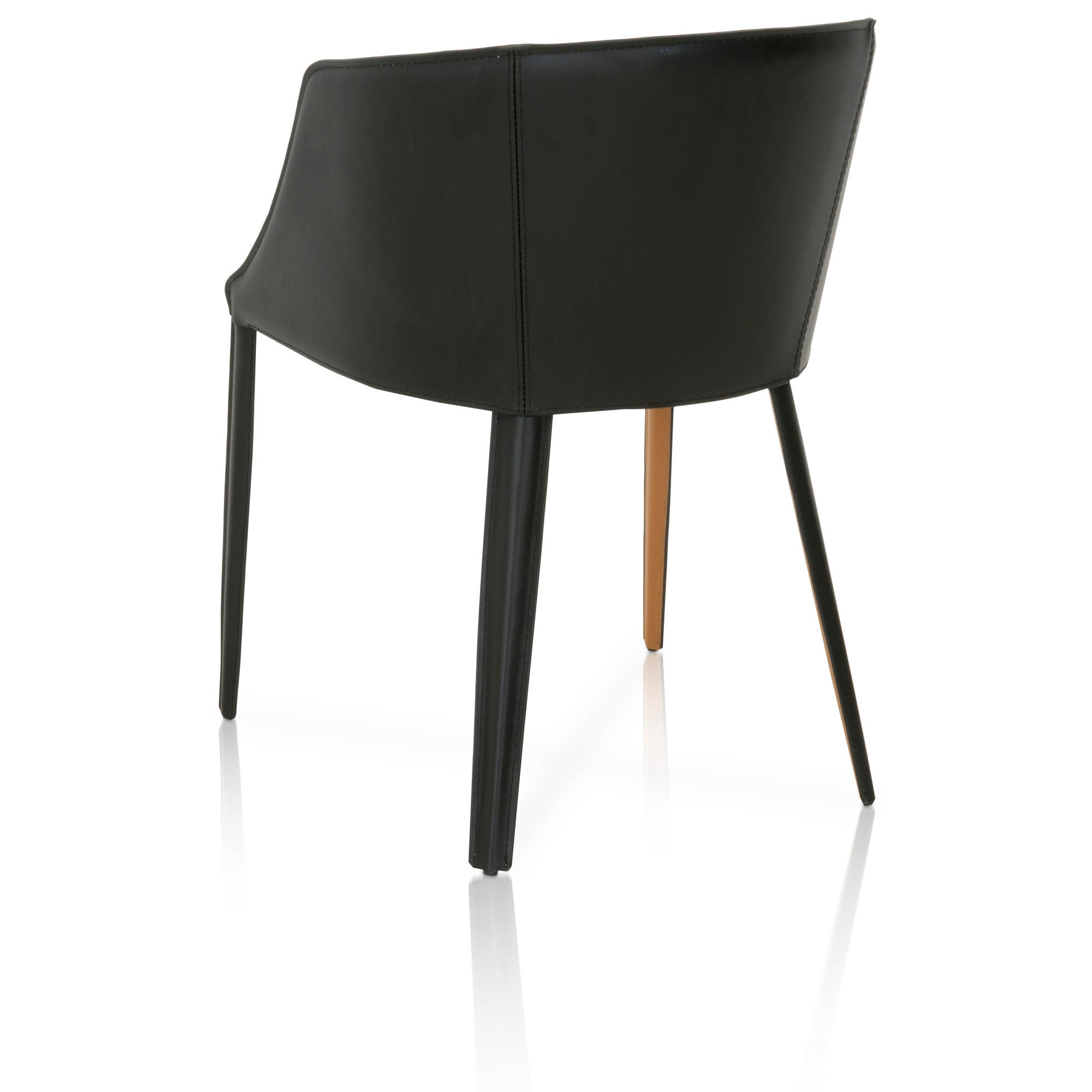 Fontana Dining Chair, Saddle Bonded Leather - Image 3