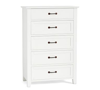 Stratton Tall Dresser, White - Image 0