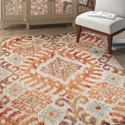 Randolph Red\Brown Area Rug - Image 1