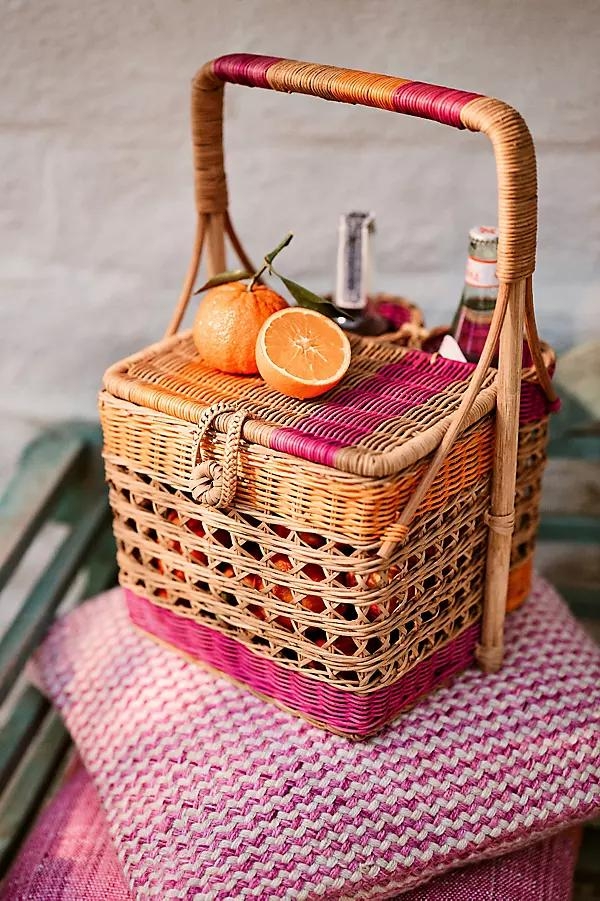 Nina Handwoven Wine Basket - Image 0
