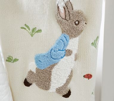 Peter Rabbit(TM) Heirloom Baby Blanket, Ivory - Image 2