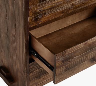 North Reclaimed Wood 6-Drawer Extra Wide Dresser, Rustic Barnwood - Image 2