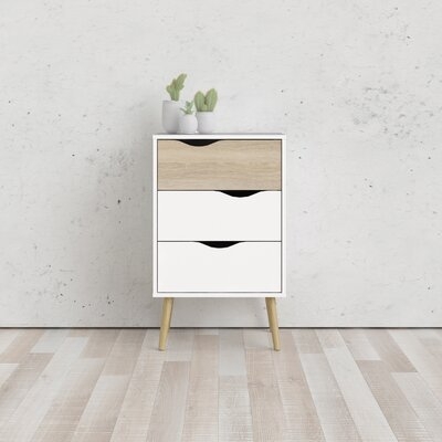 Delf 3 Drawer Nightstand - Image 0