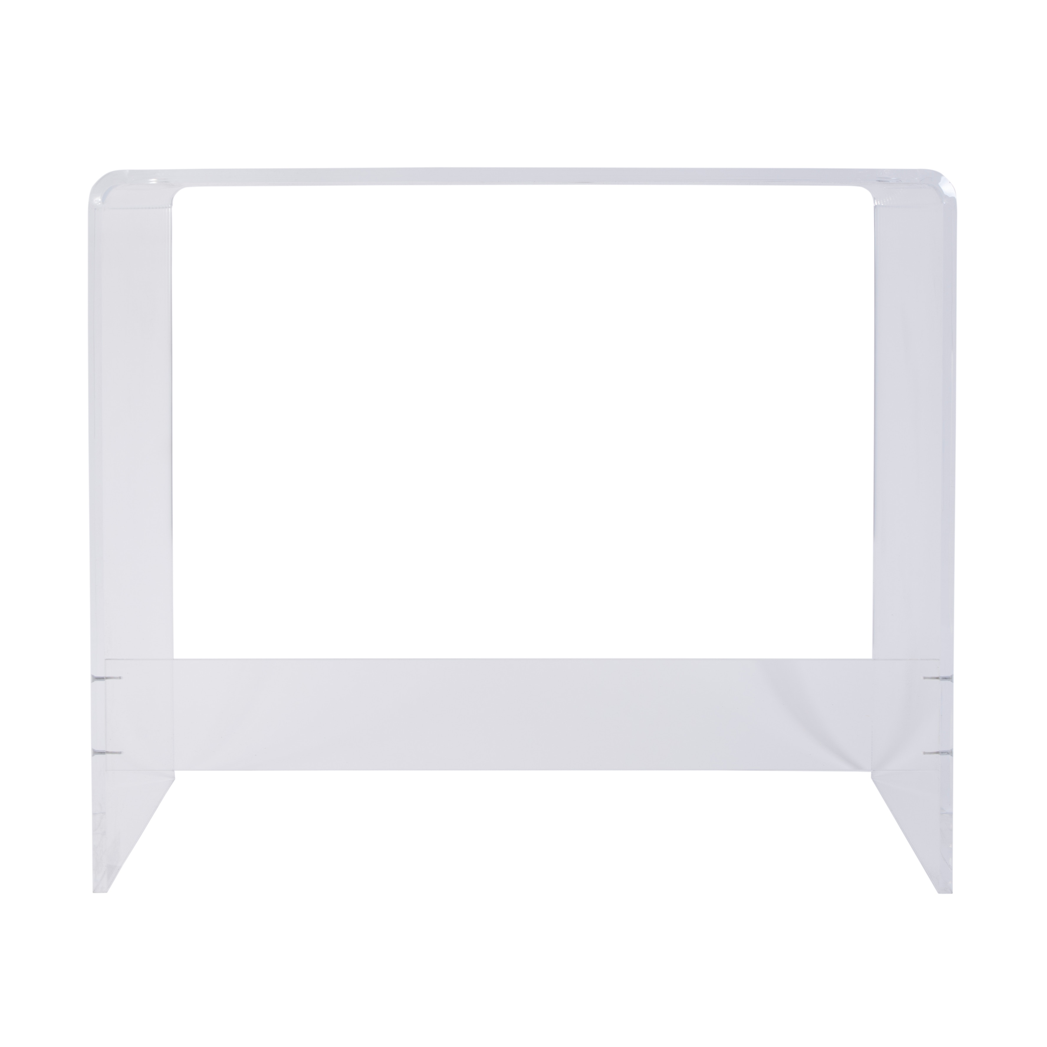 Solara Clear Acrylic Desk - Image 1