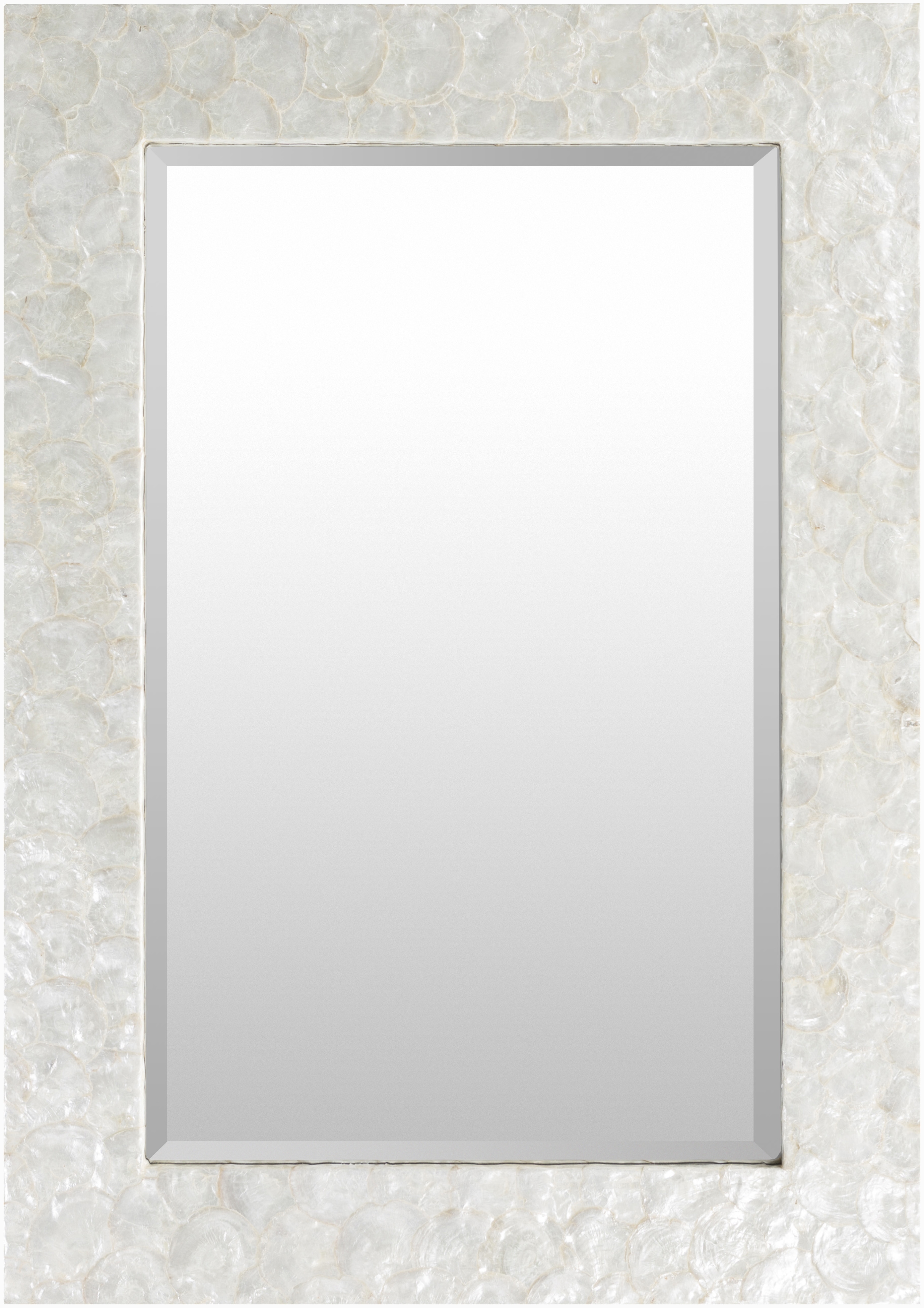 Livabliss Whitaker White 40"H x 28"W x 1"D Accent Mirror - Image 0